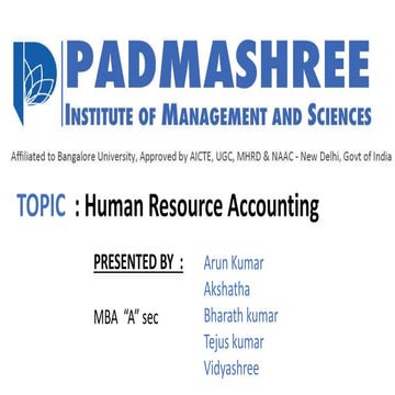 Human resource accounting and their models.pptx