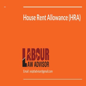 House Rent Allowance- Detailed Analysis