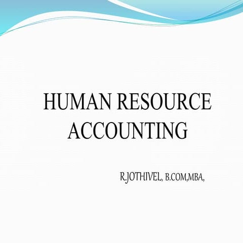 Hr accounting
