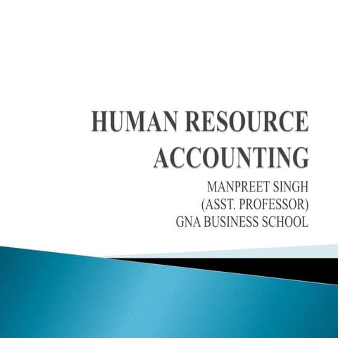 HR accounting