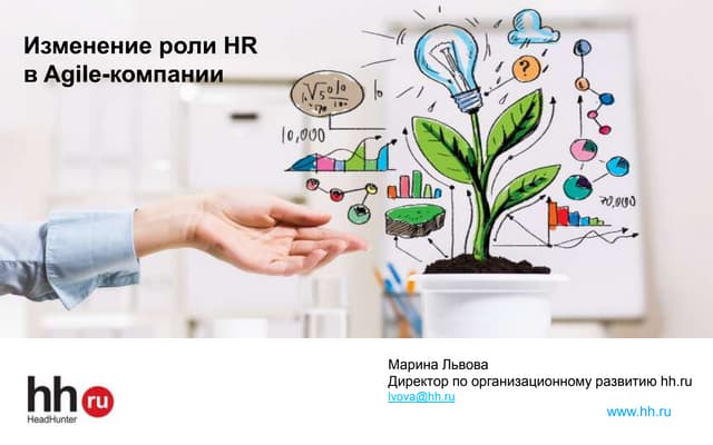 Марина Львова. Изменение роли HR в Agile-компании