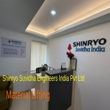 HRA Lifting material ntt  global data centre .pptx