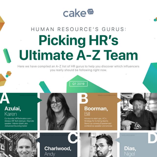 HR Gurus for Q1 2019: The A-Z of Human Resources Experts This Quarter [Infographic]