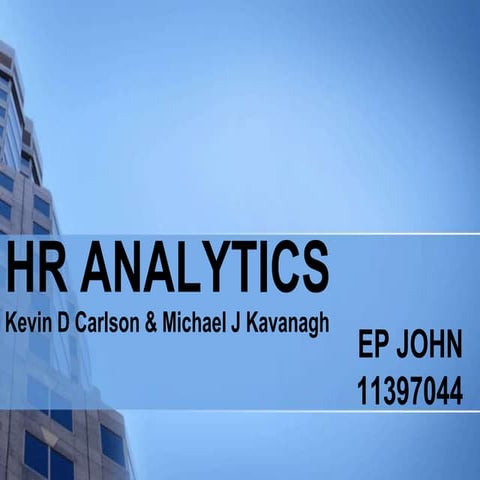 Hr analytics