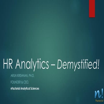 Hr analytics – demystified!