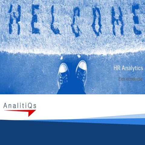 HR analytics & HR reporting = HR Intelligence, een introductie