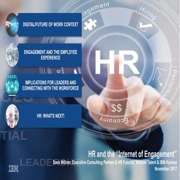 HR and the Internet of Engagement November 2017