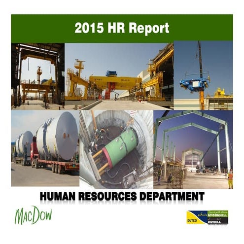 Human Resources - Annual Report & Business Plan