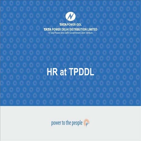 HR at TPDDL | PPTX