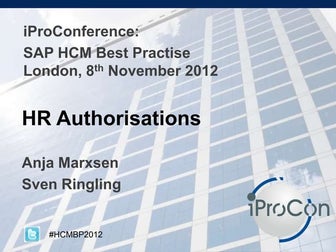 SAP HCM authorisations: streamline processes and improve HR data security