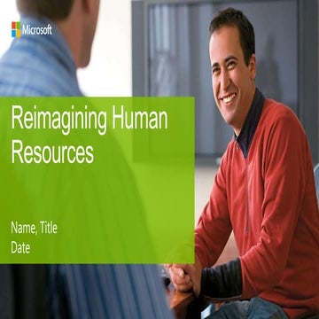HR BDM conversation by Microsoft