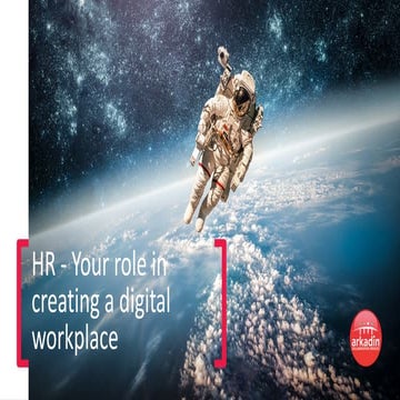 HR - Your role in creating a digital workplace