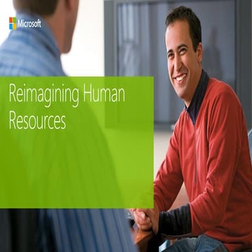 Reimagining Human Resources