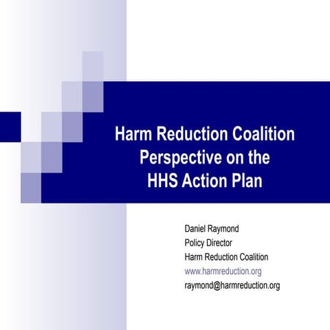 Harm reduction perspective on HHS Viral Hepatitis Action Plan