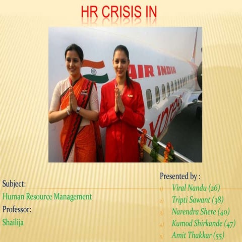 Human Resource crisis in Air India