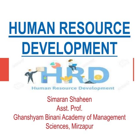 Human Resource Development