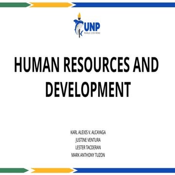 Human resources and development. Power point