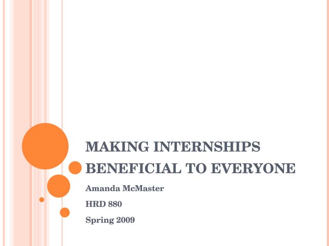 Hrd 880 Internships