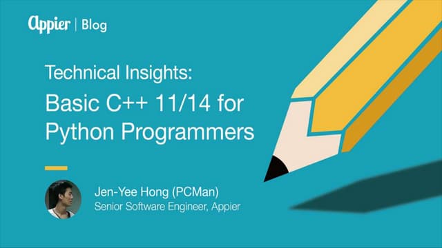 Basic C++ 11/14 for Python Programmers