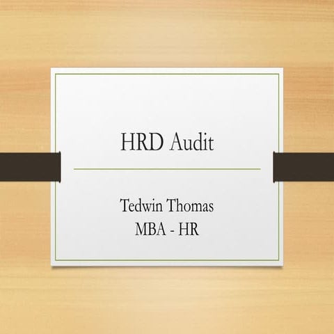 Hrd Audit