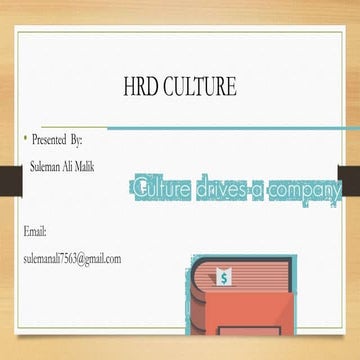 Hrd culture