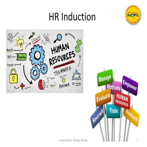 HR Department Induction