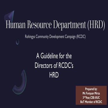Hrd guideline