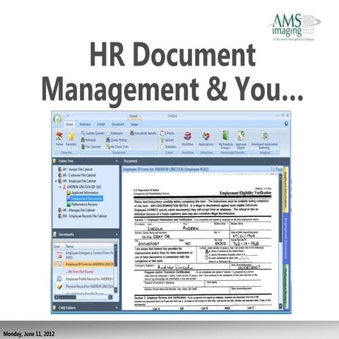 Human Resources Document Management