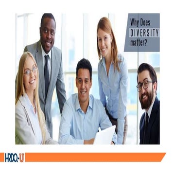 HRDQ-U Webinar - Why Does Diversity Matter