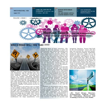 Hr Newsletter 'Human Touch'