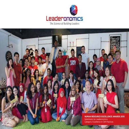 Leaderonomics - How we Integrate CSR into everything we do