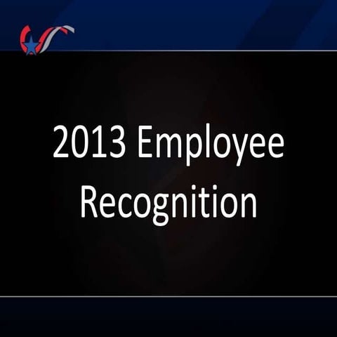 2013 City Employee Recognition