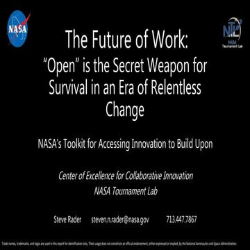  The Future of Work: “Open” is the Secret Weapon for Survival in an Era of R...
