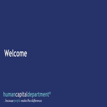 Leadership & Management Assessment and Development | Human Capital Department...