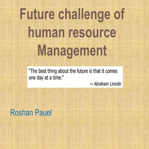 HUman Resource future