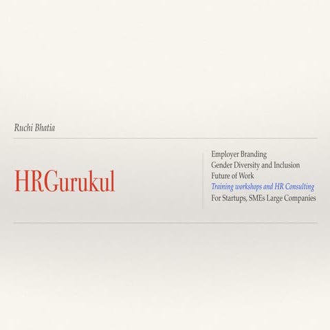 Hr gurukul consulting &amp; training 