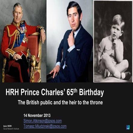 HRH Prince Charles's 65th birthday