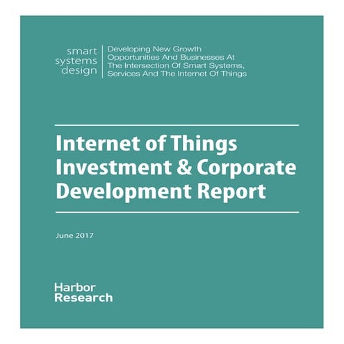 Harbor Research: IoT Investment Report - June 2017