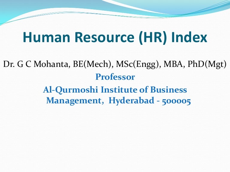 HR index