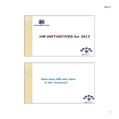 HR Initiatives