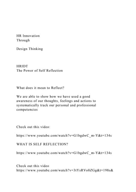 HR InnovationThroughDesign ThinkingHRIDT The P.docx