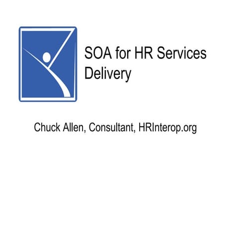 SOA for HR Services Delivery