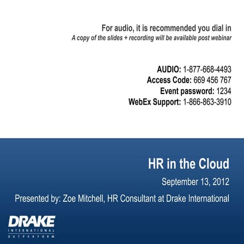 HR in the Cloud