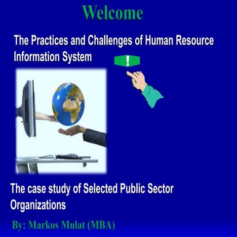 Human Resource Information System [HRIS] MBA defence 