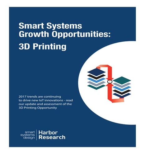 Harbor Research: 3D Printing Growth Opportunity