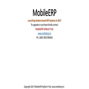 HR Kanban ERP Software