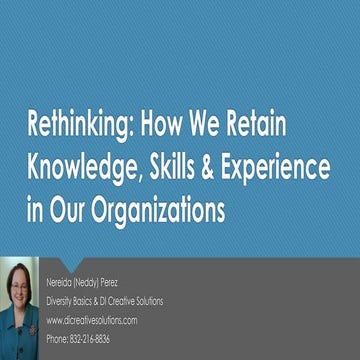 HR Manufacturing Leap Conference - Rethinking Retention
