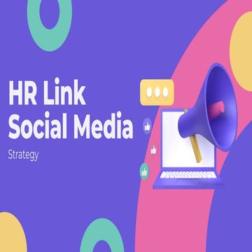 HR Link - Social Media Strategy By Mahmoud Osama