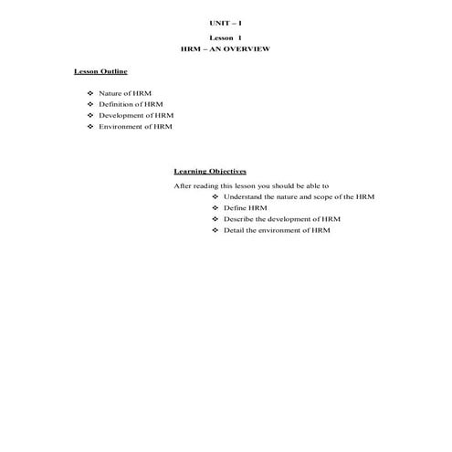 Hrm | PDF