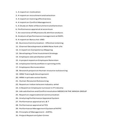 11 Exciting MBA HR Project Ideas & Topics For Final Year Students.pptx